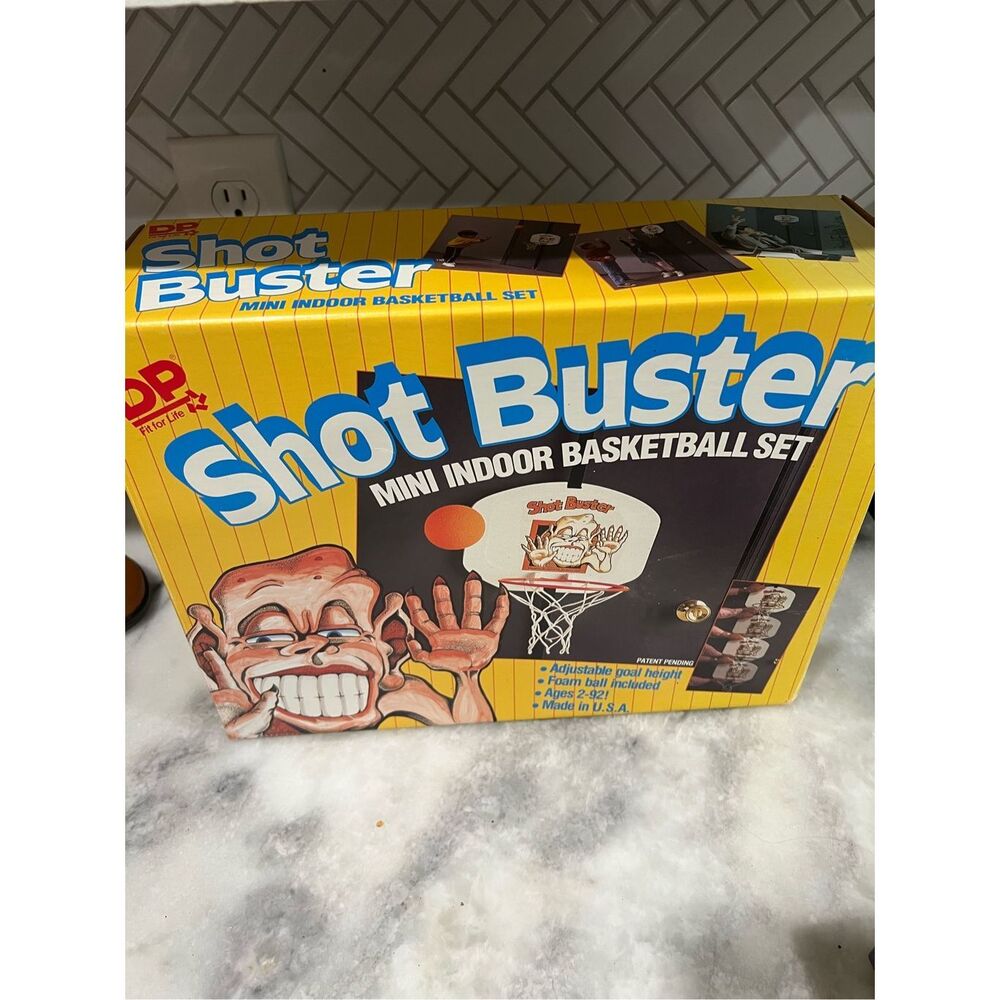 VTG DP Shot Buster Mini Basketball Set Doughboy Wake Up Club Promo w/ Box